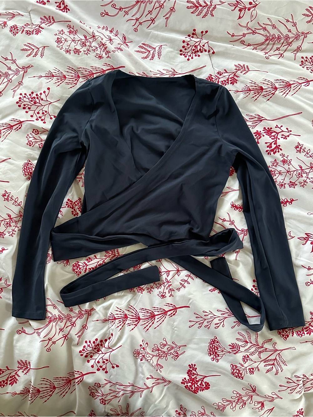 Forma Wrap Top - Navy - Picture 4 of 5